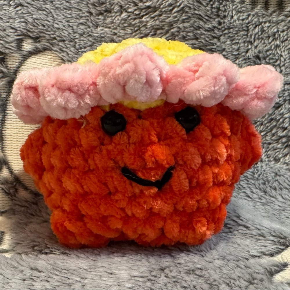 Handmade Crochet flower buddy
